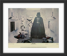 Load image into Gallery viewer, An original 11x14 lobby card for the George Lucas film Star Wars (1977)