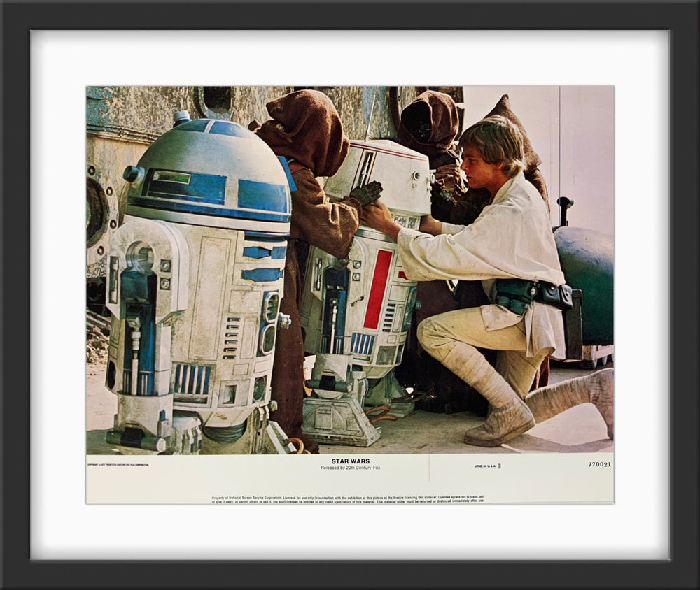 An original lobby card for the film Star Wars