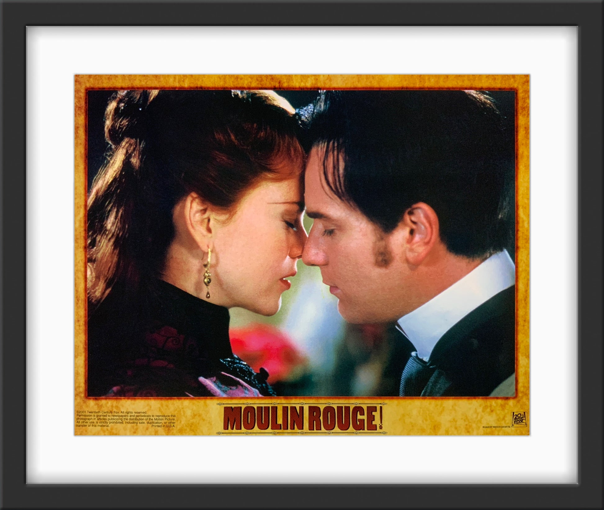 An original 11x14 lobby card for the film Moulin-Rouge!