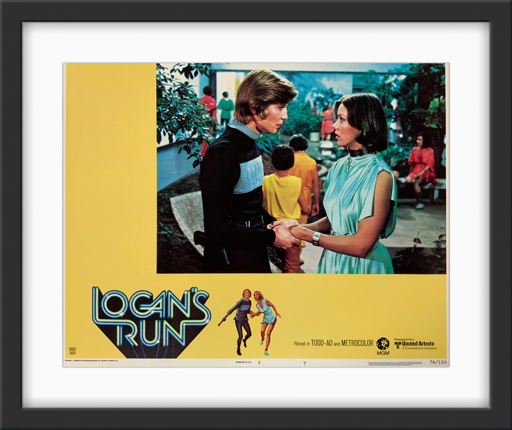 An original 11x14 lobby card for the film Logan's Run