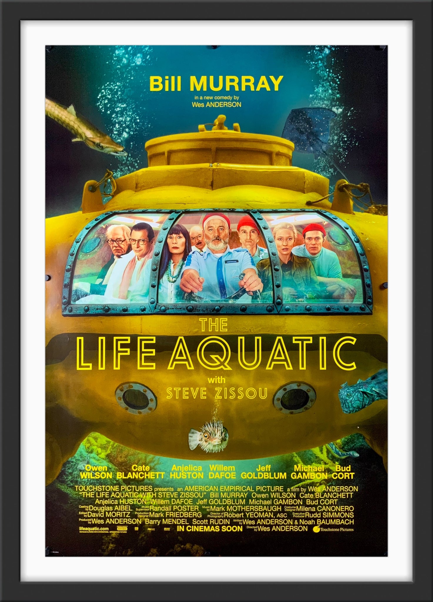 Life In 2004 The Life Aquatic With Steve Zissou Movie Poster 2004