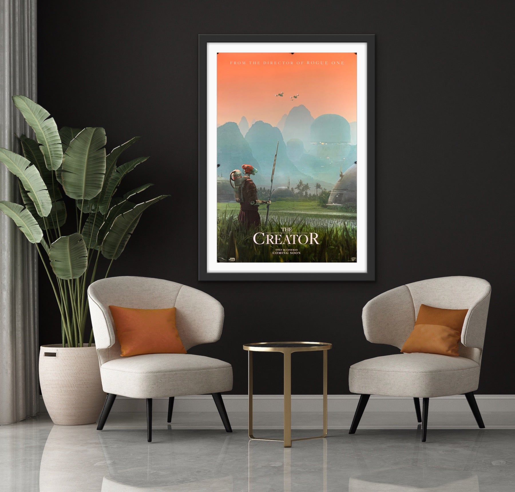 An original teaser movie poster for the film The Creator