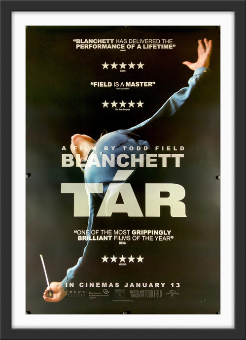 An original movie poster for the Cate Blanchett film Tár / Tar