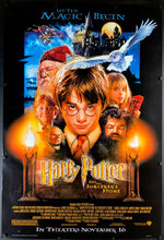 Load image into Gallery viewer, An original movie poster for the film Harry Potter and the Philosopher&#39;s Stone