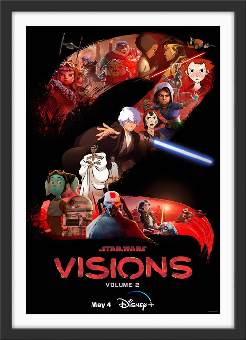 An original one sheet poster for the Disney+ series Star Wars Visions Volume 2