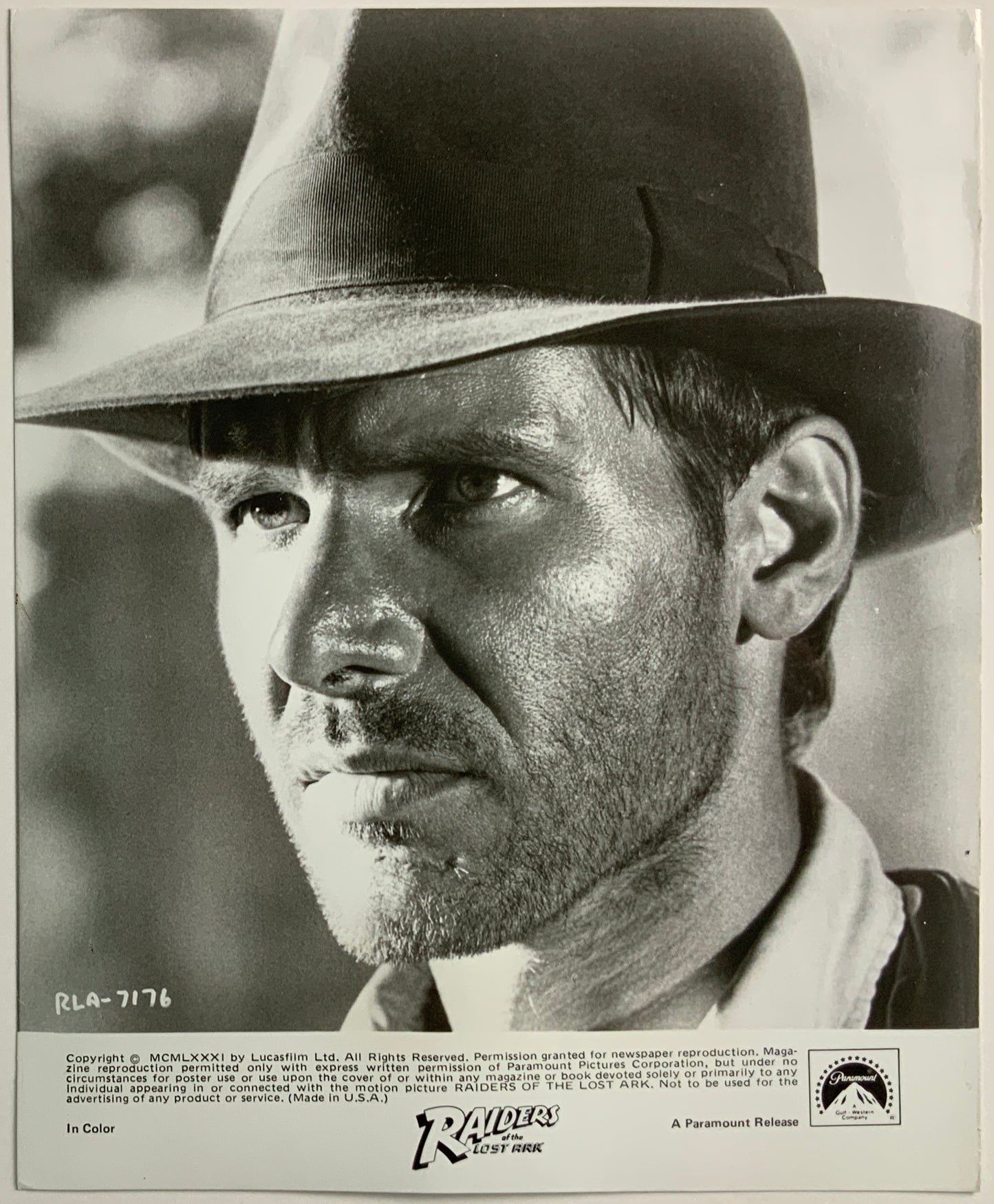 An original movie still for the film Raiders of the Lost Ark