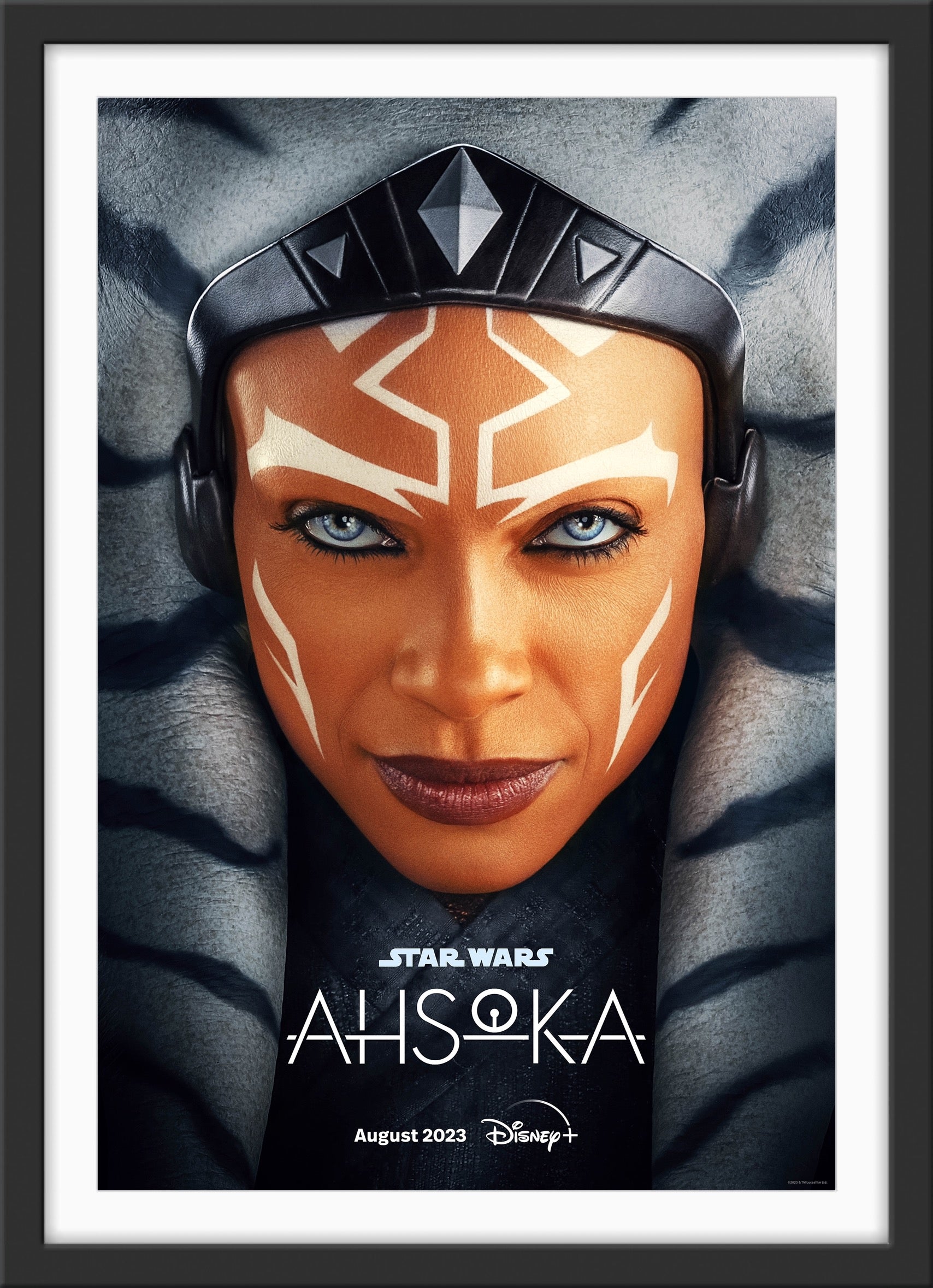 An original one sheet poster for the Disney+ Star Wars series Ahsoka