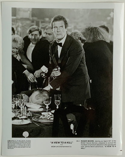 An original 8x10 movie still from the James Bond film A View To A Kill