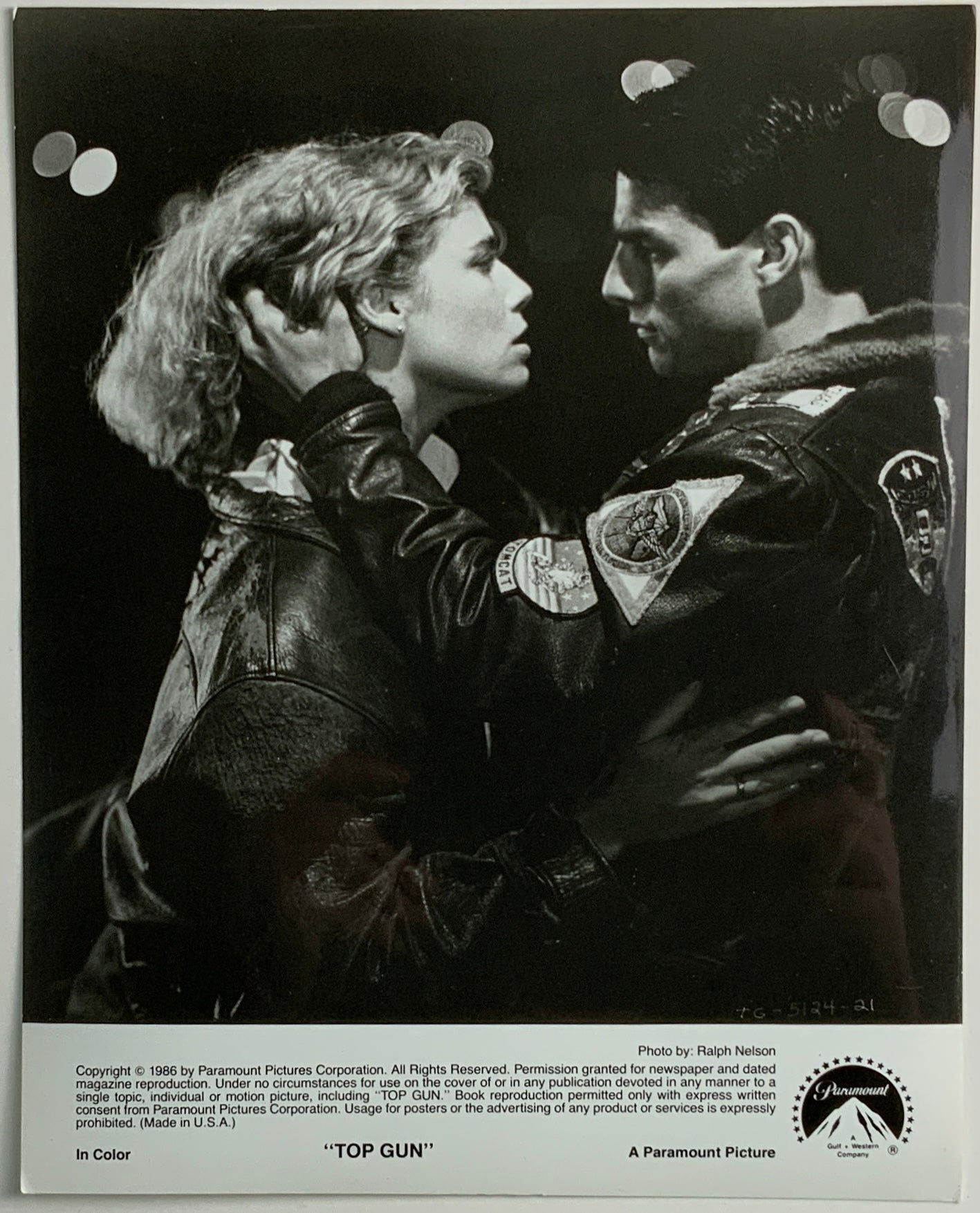 An original movie still for the film Top Gun