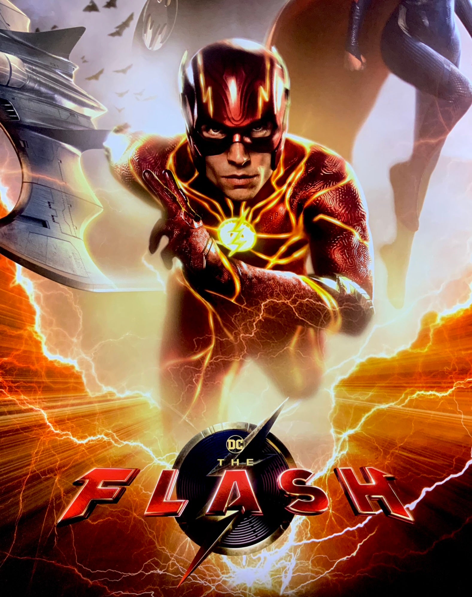 An original movie poster for the DC Extended Universe film film The Flash