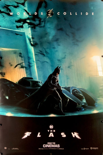 An original movie poster for the film DC Extended Universe film The Flash