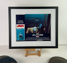 Load image into Gallery viewer, An original 11x14 lobby card from 1975 for the film Jaws