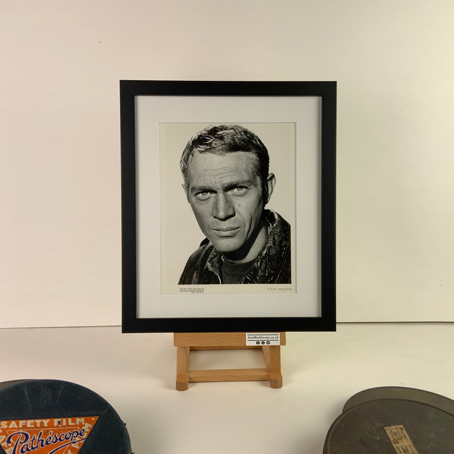 An original promotional movie still of Steve McQueen for the film The Great Escape