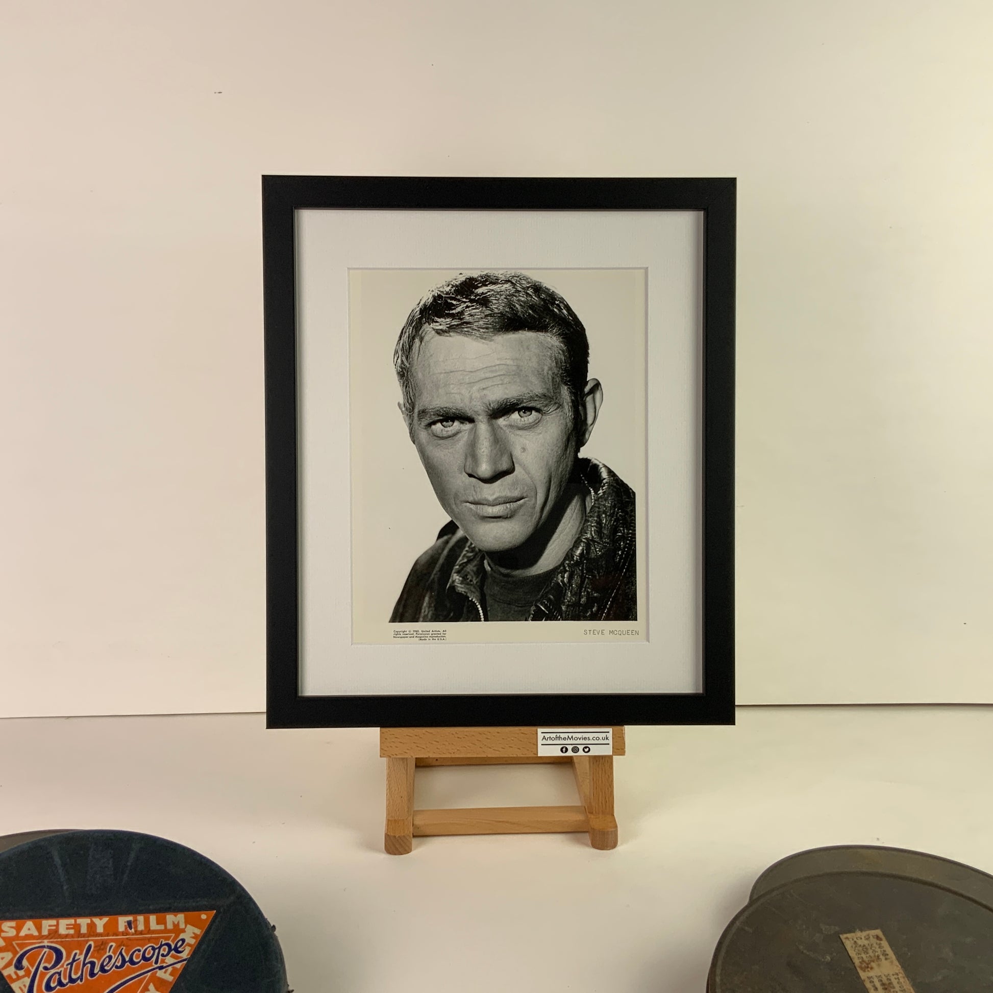 An original promotional movie still of Steve McQueen for the film The Great Escape