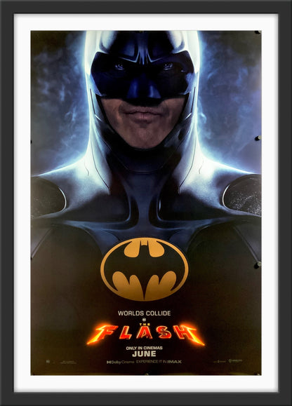 An original movie poster for the DC Extended Universe film The Flash