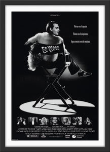An original movie poster for the Tim Burton film Ed Wood