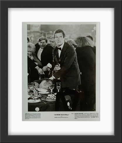 An original 8x10 movie still from the James Bond film A View To A Kill