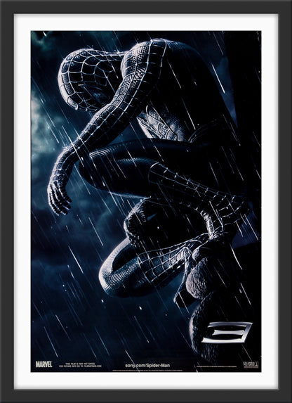 An original movie poster for the film Spider-Man 3