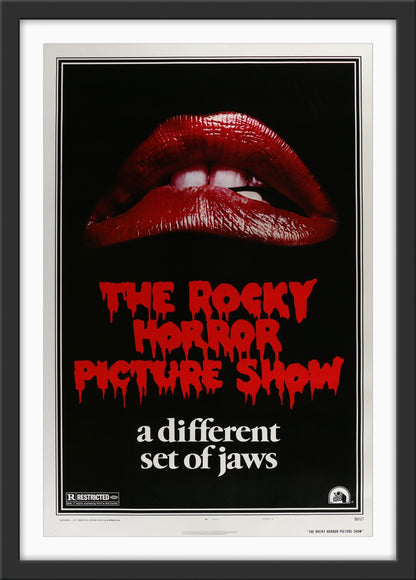 An original movie poster for the film The Rocky Horror Picture Show