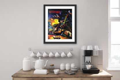 An original Hi-C / Coca-Cola promotional poster from 1983 for Return of the Jedi