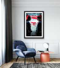 Load image into Gallery viewer, An original movie poster for the film Batman v Superman Dawn of Justice