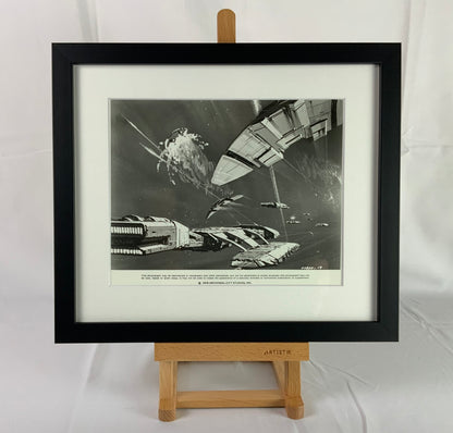 An original promotional still for the film Battlestar Galactica