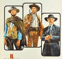 Load image into Gallery viewer, An original Italian locandina movie poster for the Spaghetti Western film The Good The Bad and The Ugly