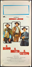 Load image into Gallery viewer, An original Italian locandina movie poster for the Spaghetti Western film The Good The Bad and The Ugly