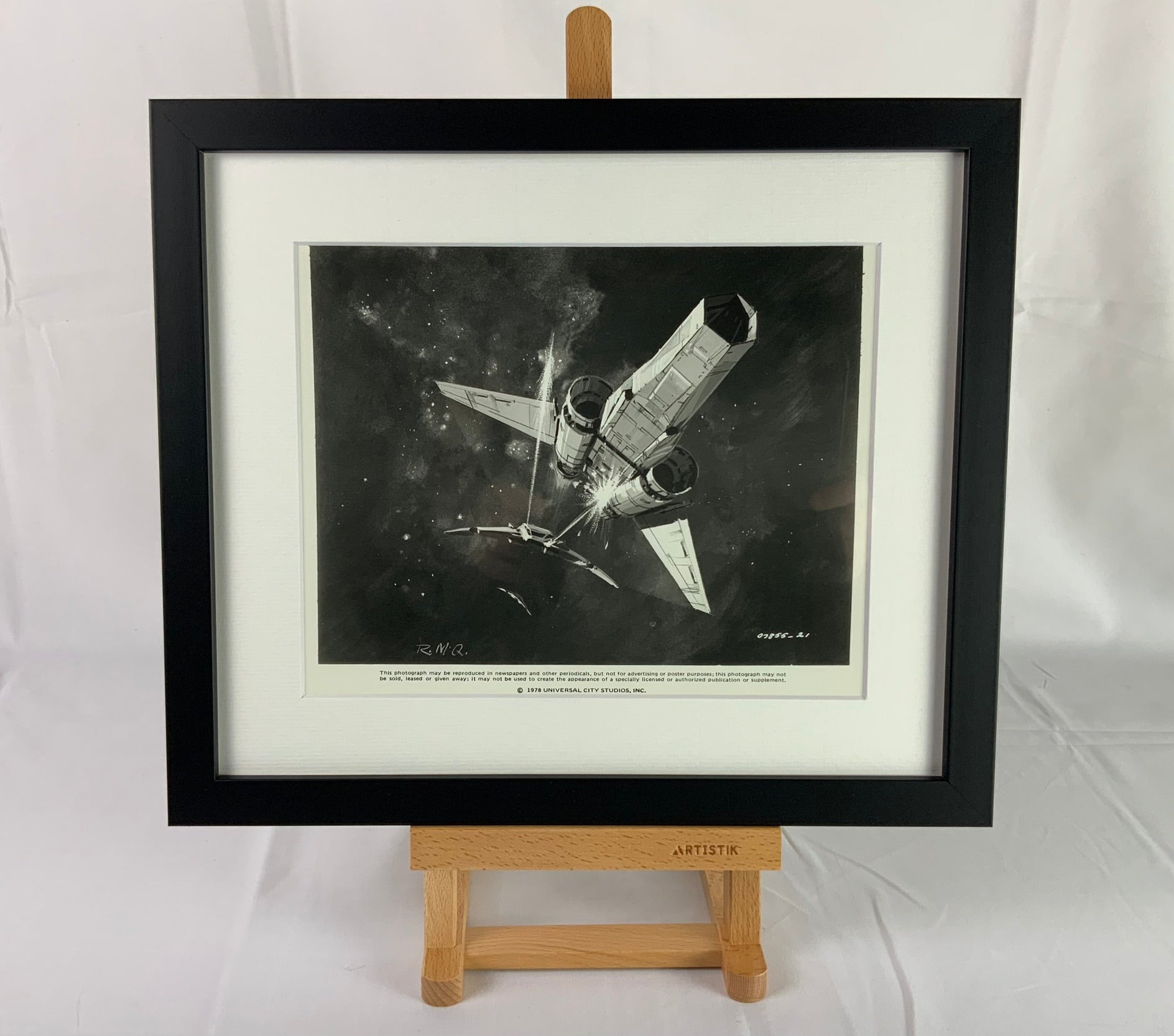 An original 8x10 promotional still for the film Battlestar Galactica