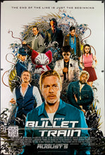 Load image into Gallery viewer, An original movie poster for the Brad Pitt film Bullet Train