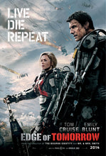 Load image into Gallery viewer, An original movie poster for the film Edge of Tomorrow / Live Die Repeat