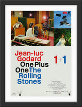 Load image into Gallery viewer, An original Japanese movie poster for the Rolling Stones film Sympathy For The Devil / One Plus One