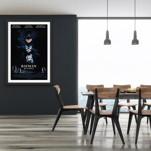 An original movie poster for the film Batman Returns