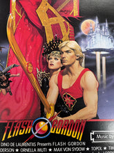 Load image into Gallery viewer, An original movie poster by Richard Amsel for the film Flash Gordon