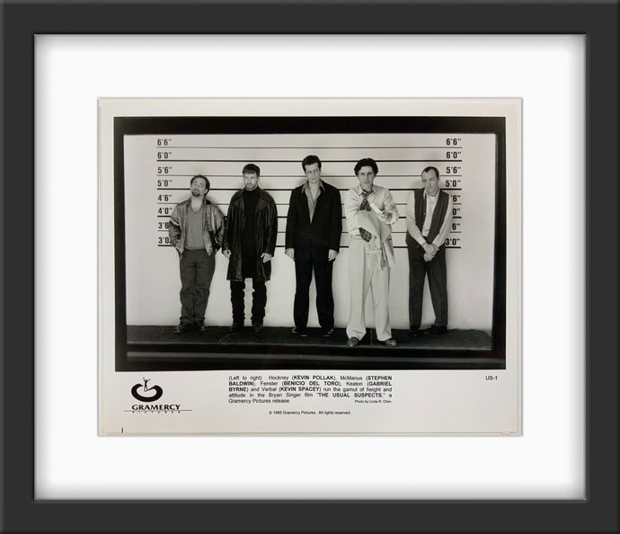 An original movie still from the film The Usual Suspects