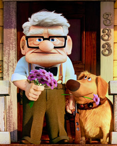 An original movie poster for the Disney and Pixar short film Carl's Date, based on the character created for the film UP
