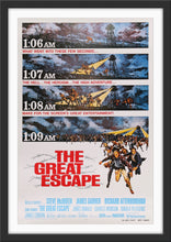Load image into Gallery viewer, An original movie poster for the film The Great Escape with art by Frank McCarthy