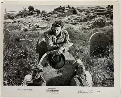An original 8x10 movie still for the Clint Eastwood film A Fistful of Dollars