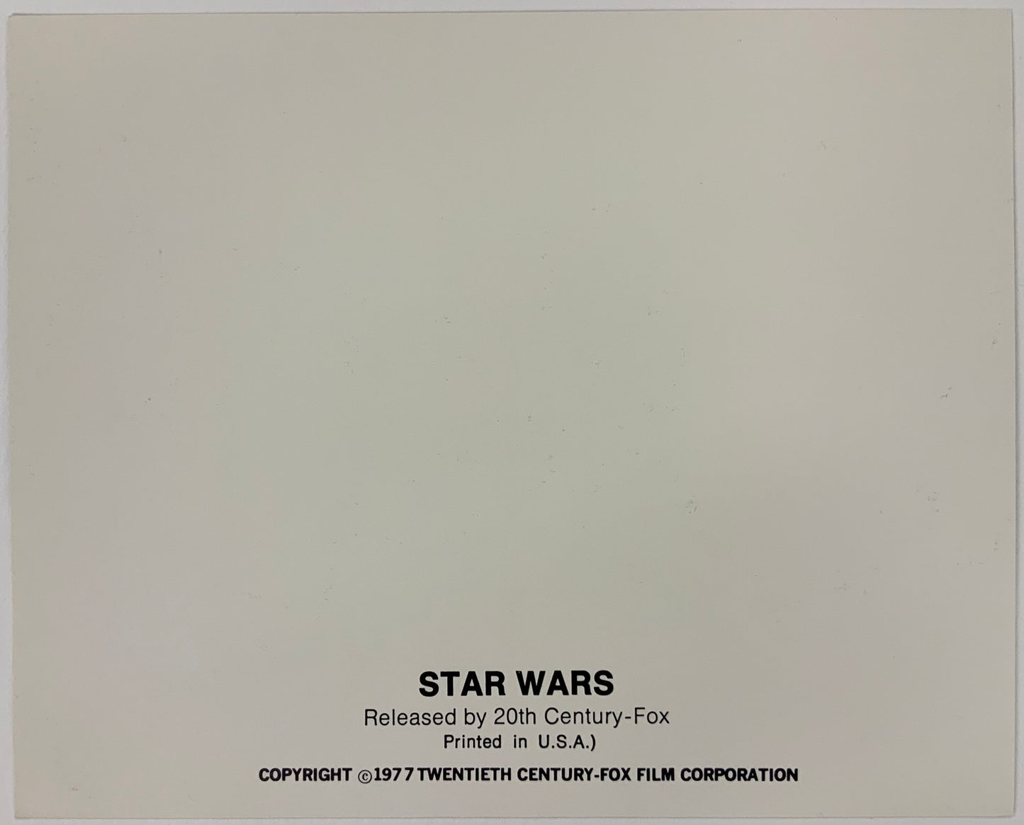 An original 8x10 movie still from the film Star Wars / A New Hope / Episode 4 / IV