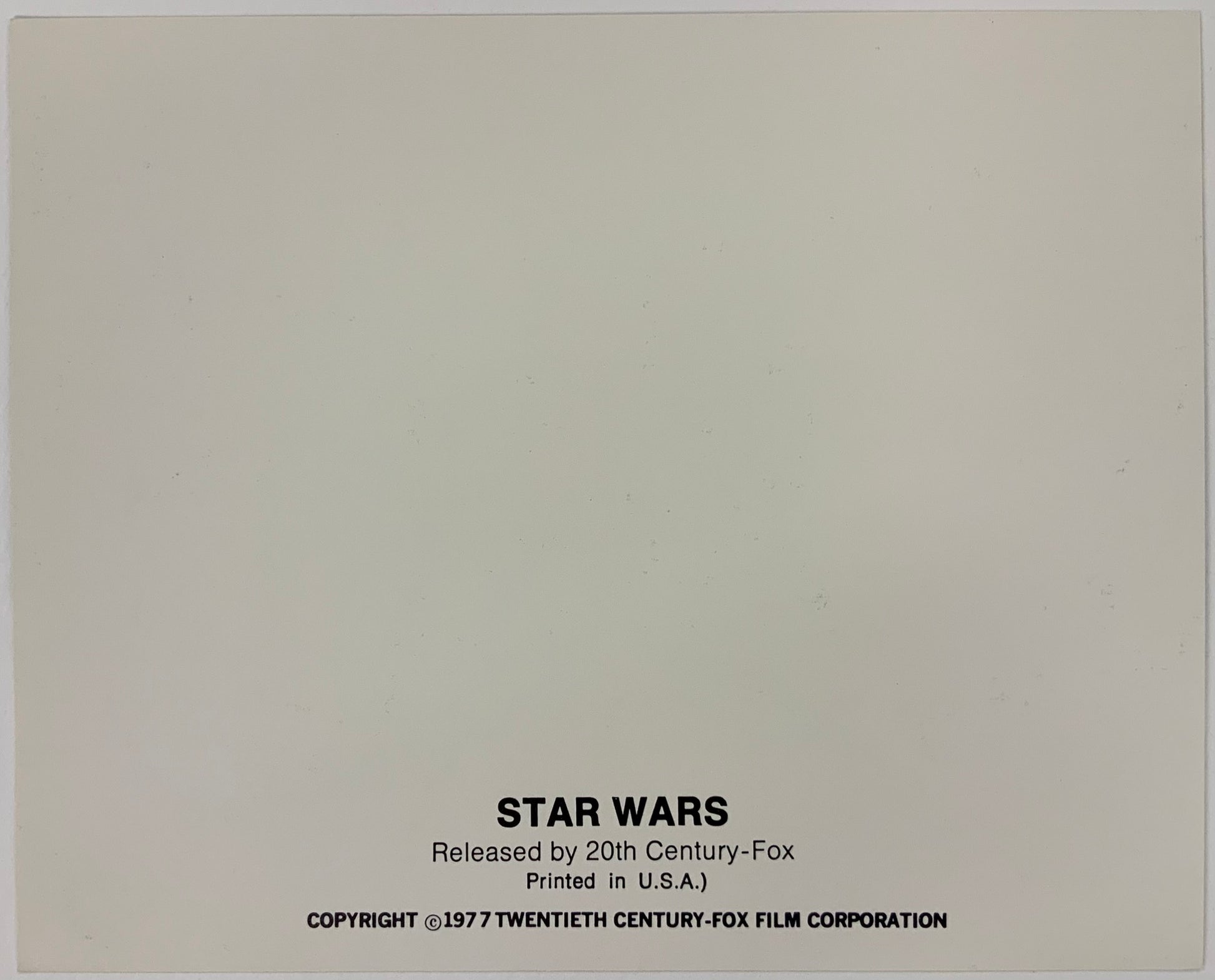 An original 8x10 movie still from the film Star Wars / A New Hope / Episode 4 / IV