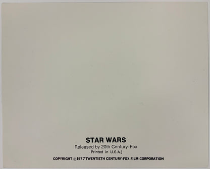 An original 8x10 movie still from the film Star Wars / A New Hope / Episode 4 / IV