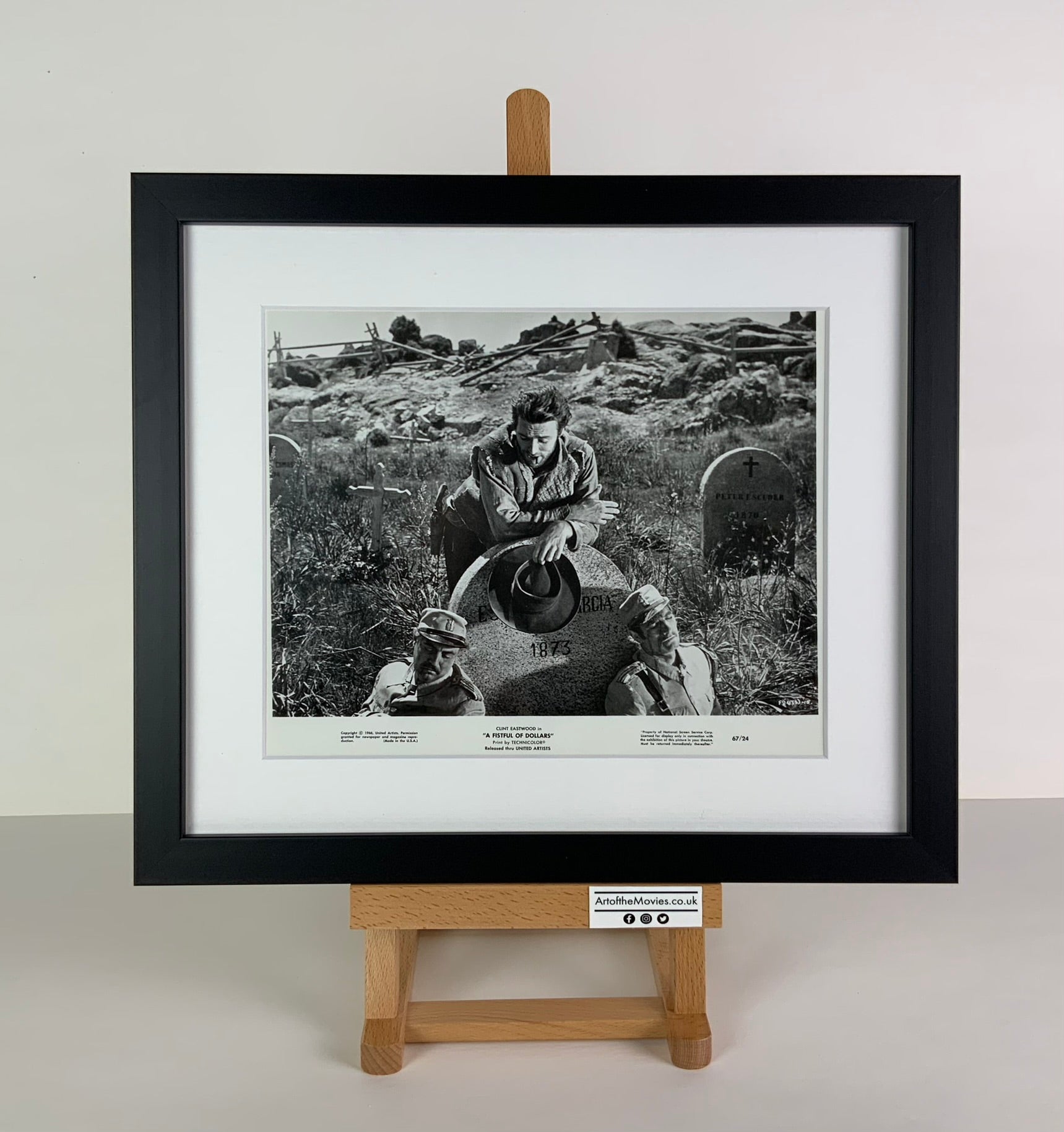 An original 8x10 movie still for the Clint Eastwood film A Fistful of Dollars