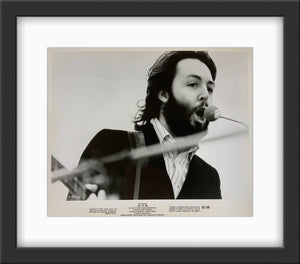 An original 8x10 movie still from the Beatles film Let It Be