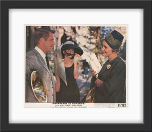 An original 8x10 lobby card for the Audrey Hepburn film Breakfast At Tiffany's 
