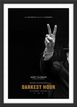 Load image into Gallery viewer, An original movie poster for the Winston Churchill biographical film Darkest Hour