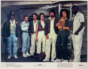 An original 11x14 lobby card for the Ridley Scott film ALIEN