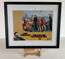 Load image into Gallery viewer, An original lobby card for the film One Flew Over The Cuckoo&#39;s Nest