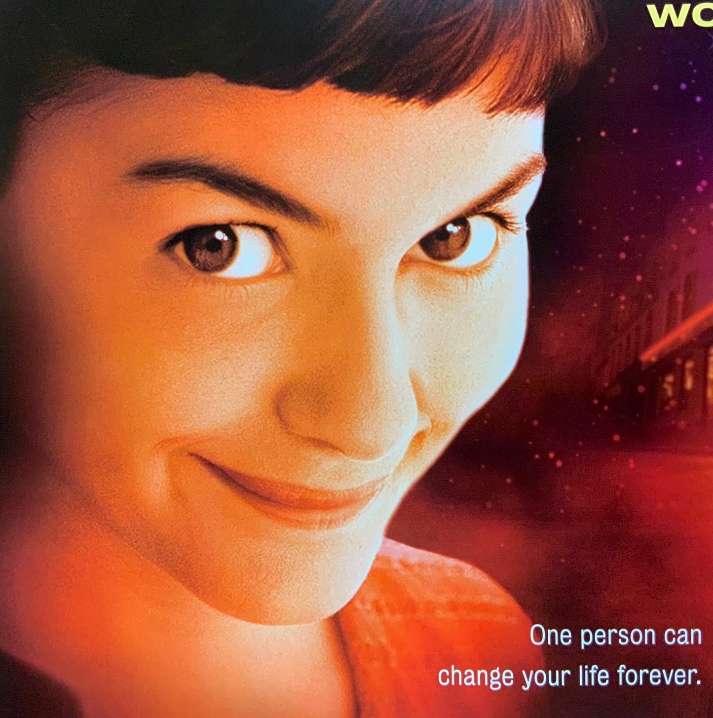 An original UK quad movie poster for the film Amelie