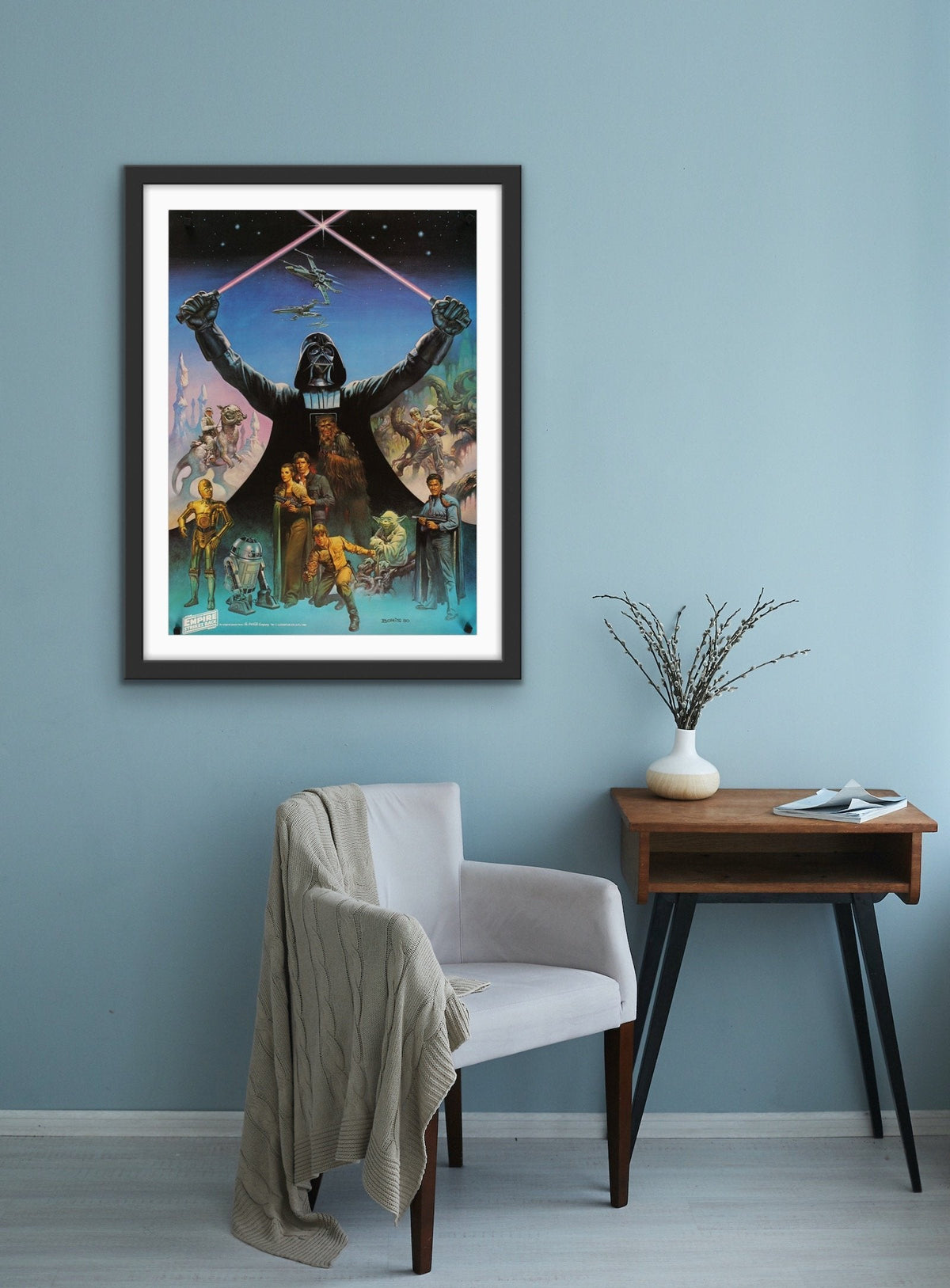 An original Coca-Cola promotional poster for the Star Wars film The Empire Strikes Back