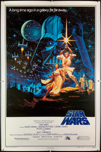 An original one sheet poster with art by the HIldebrandt brothers for the 15th Anniversary of Star Wars